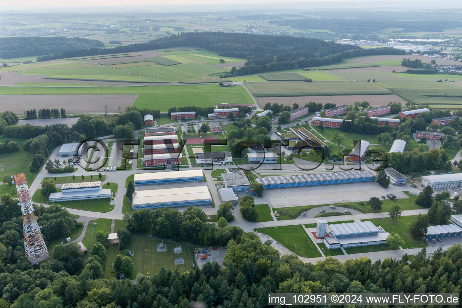 Photographie aérienne de À l'aéroport à Pfullendorf dans le département Bade-Wurtemberg, Allemagne