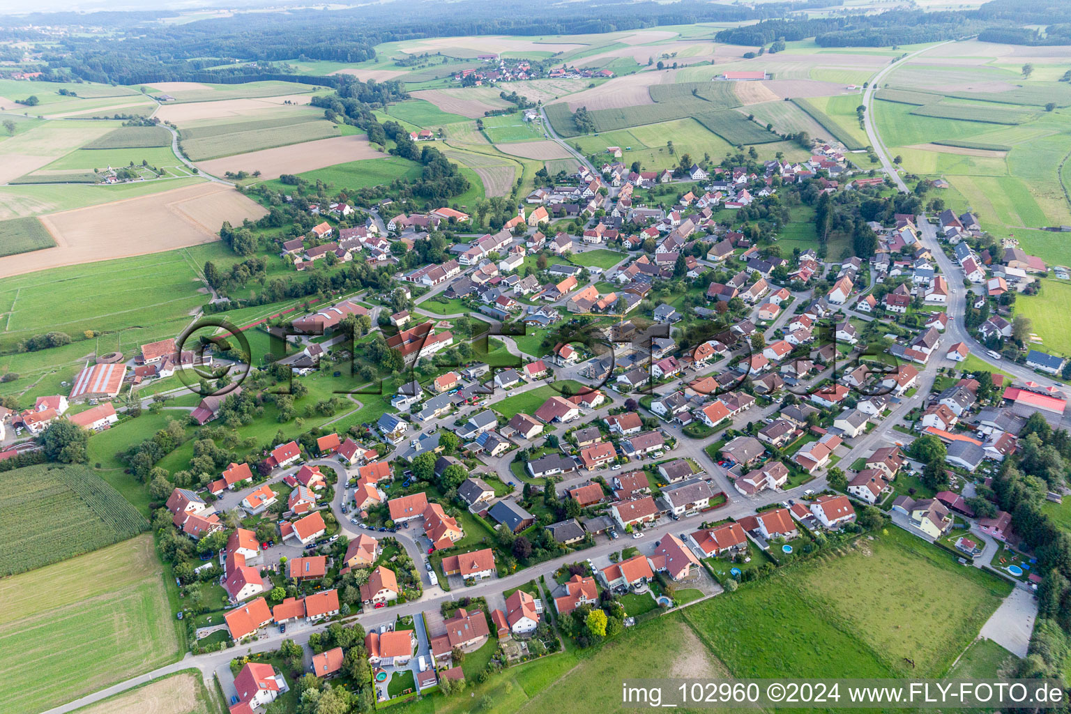 Photographie aérienne de Quartier Aach-Linz in Pfullendorf dans le département Bade-Wurtemberg, Allemagne