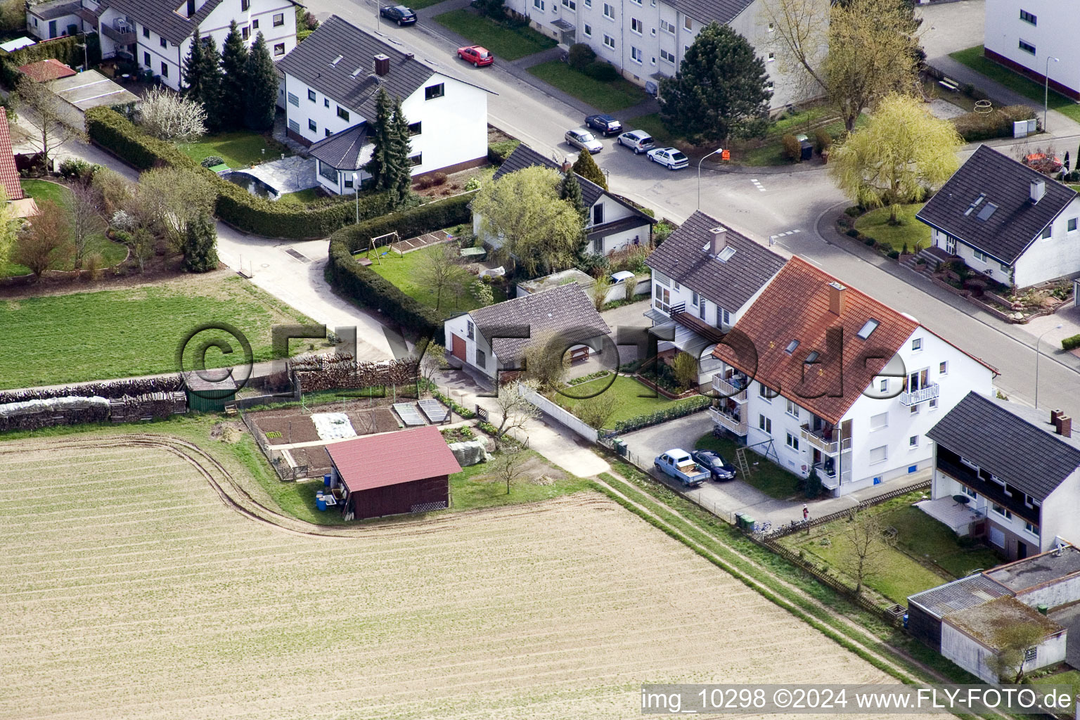 Photographie aérienne de Kandel dans le département Rhénanie-Palatinat, Allemagne