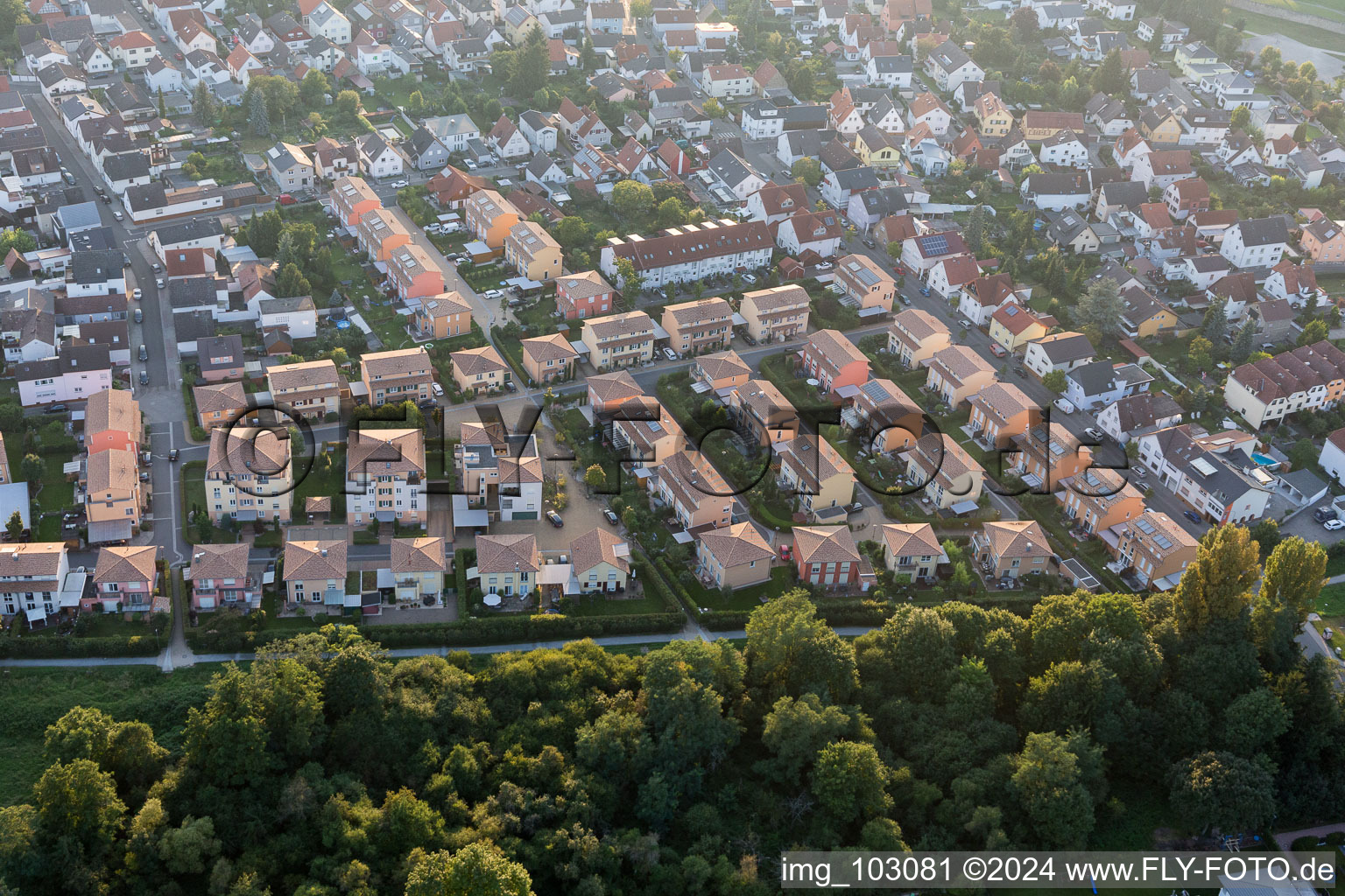 Lorsch dans le département Hesse, Allemagne d'en haut