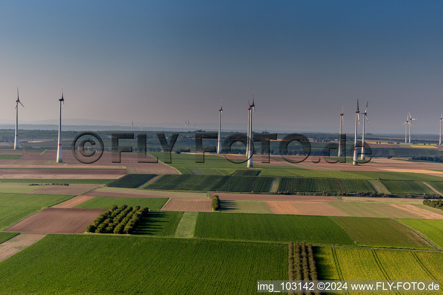 Image drone de Bechtheim dans le département Rhénanie-Palatinat, Allemagne