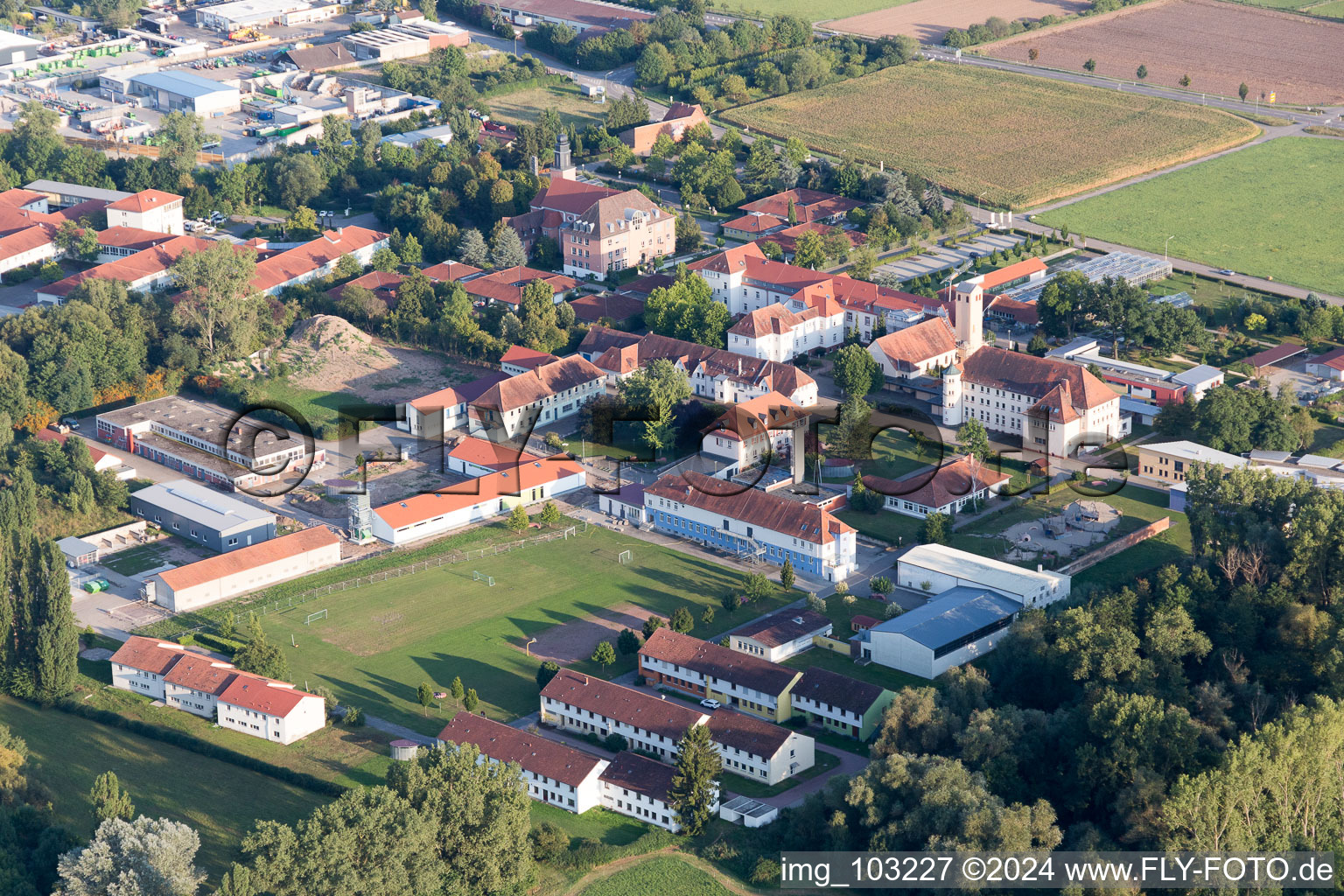 Vue oblique de Landau in der Pfalz dans le département Rhénanie-Palatinat, Allemagne