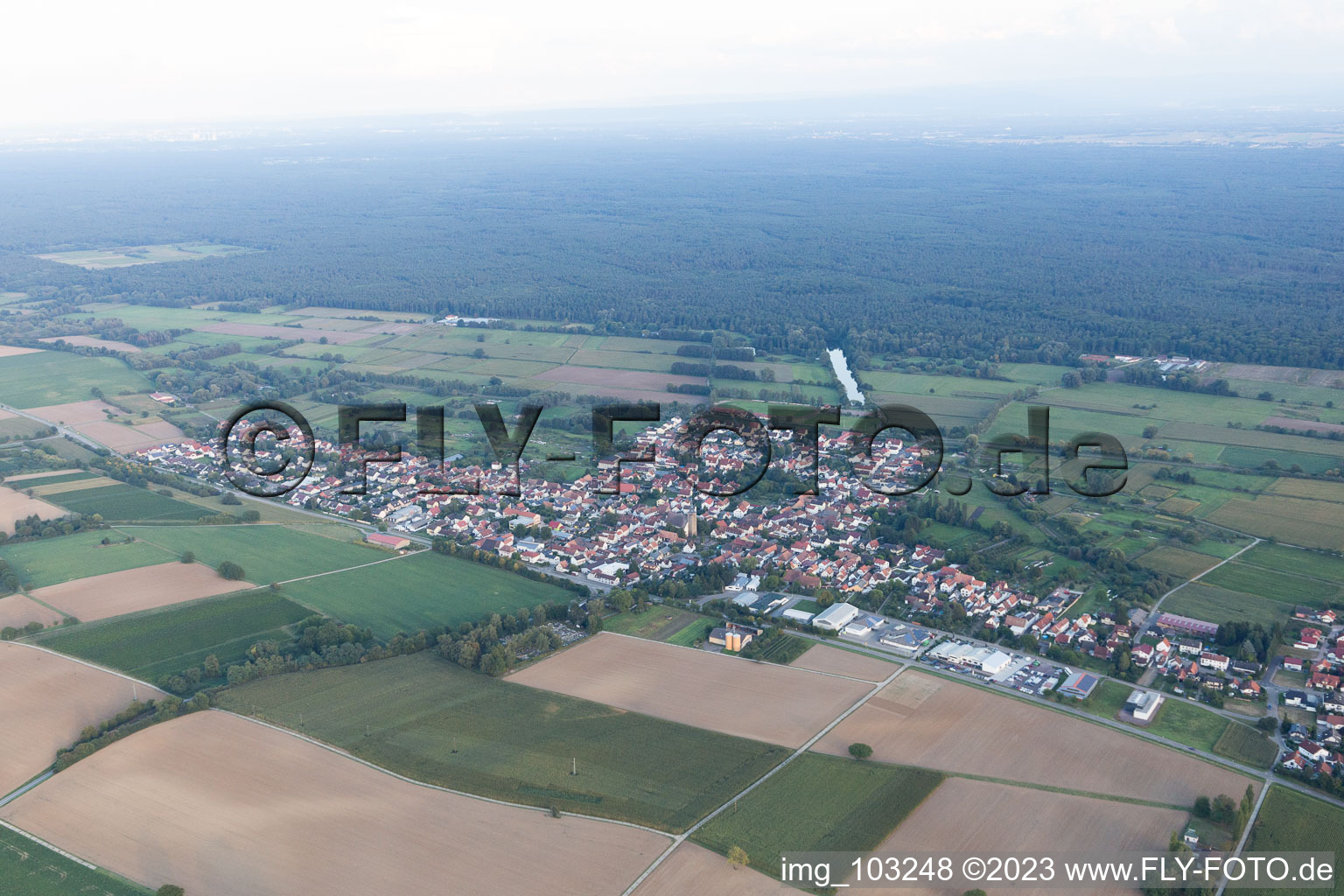 Kapsweyer dans le département Rhénanie-Palatinat, Allemagne d'en haut