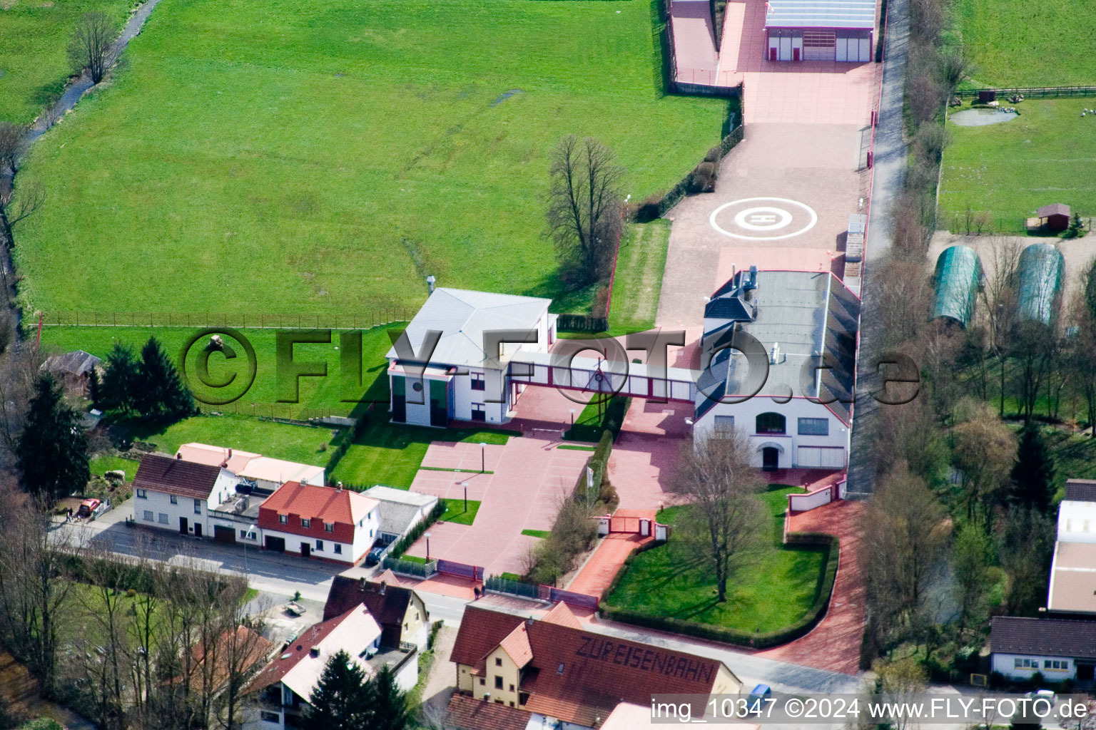 Vue aérienne de Quartier Affolterbach in Wald-Michelbach dans le département Hesse, Allemagne