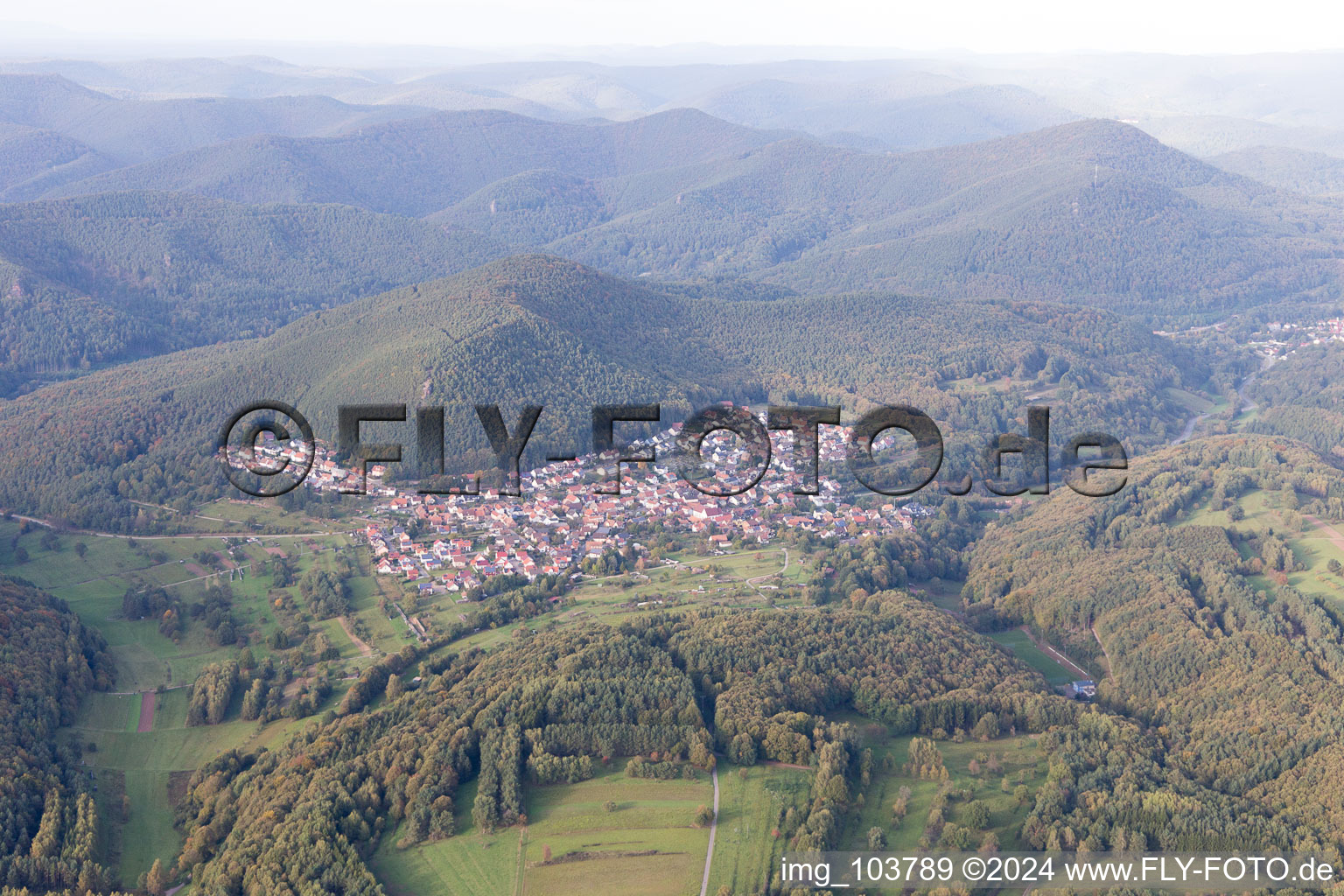 Image drone de Wernersberg dans le département Rhénanie-Palatinat, Allemagne