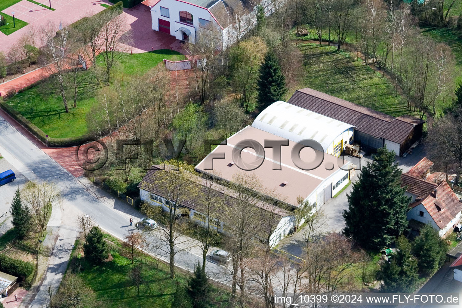 Quartier Affolterbach in Wald-Michelbach dans le département Hesse, Allemagne hors des airs