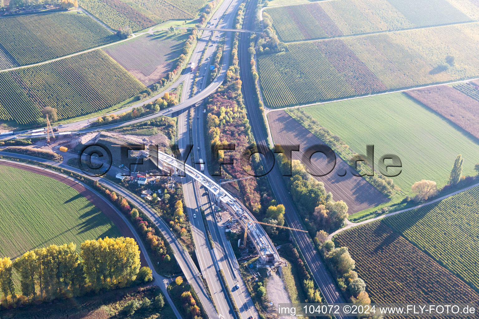 Knöringen dans le département Rhénanie-Palatinat, Allemagne vue du ciel