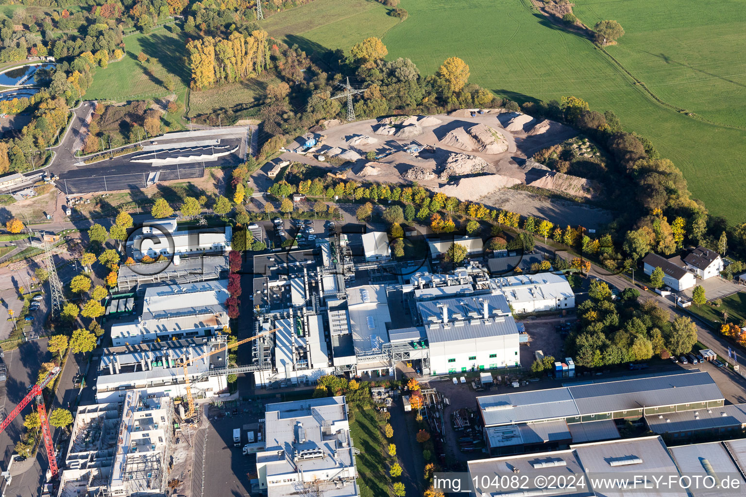 Photographie aérienne de Zone industrielle de l'Est à Landau in der Pfalz dans le département Rhénanie-Palatinat, Allemagne