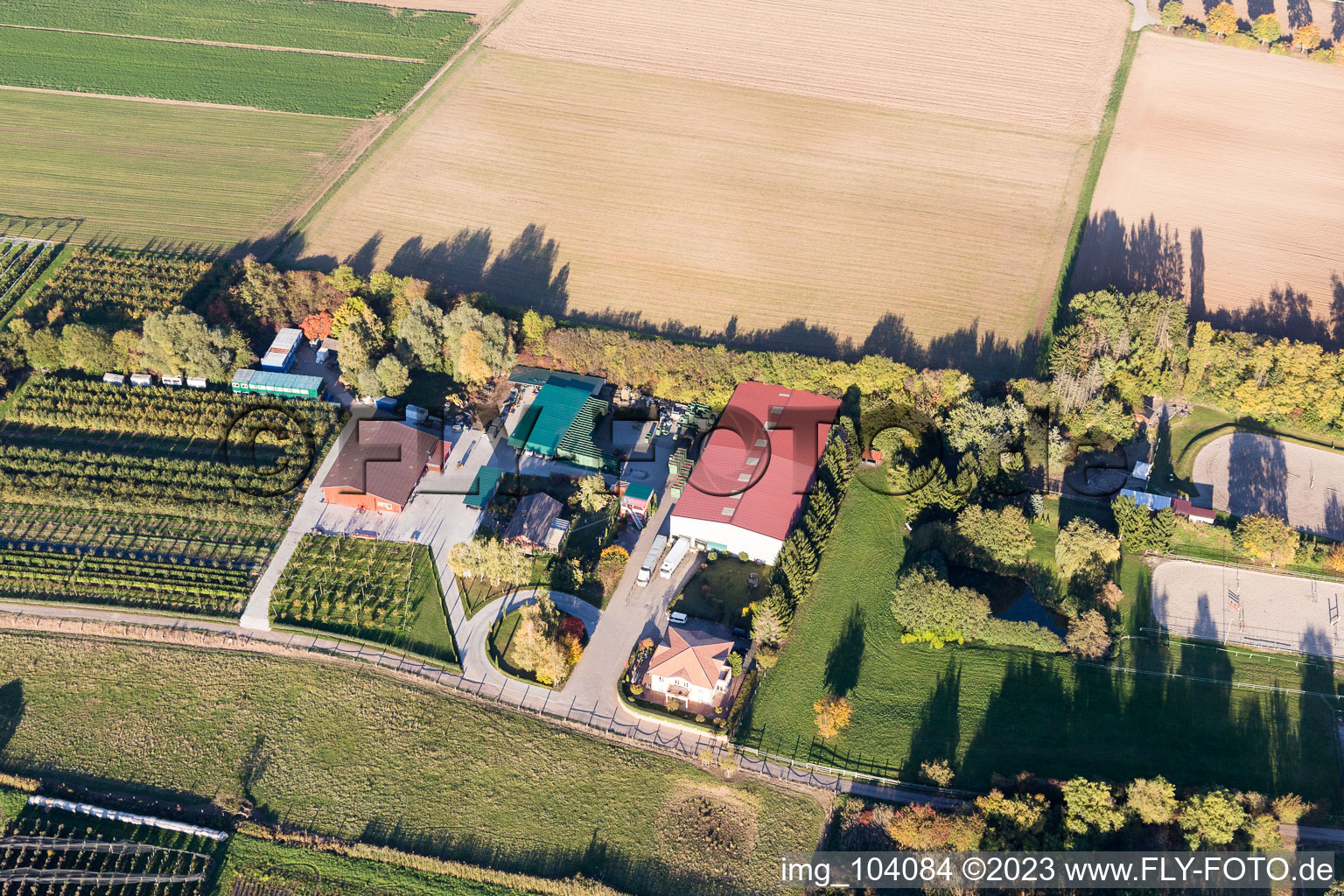 Quartier Herxheim in Herxheim bei Landau dans le département Rhénanie-Palatinat, Allemagne vu d'un drone