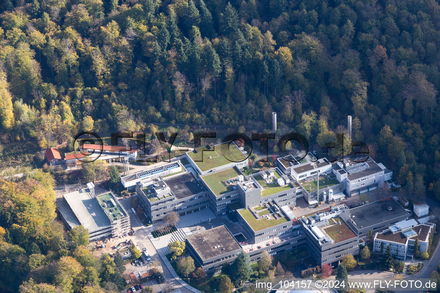Vue aérienne de EMBL à le quartier Rohrbach in Heidelberg dans le département Bade-Wurtemberg, Allemagne