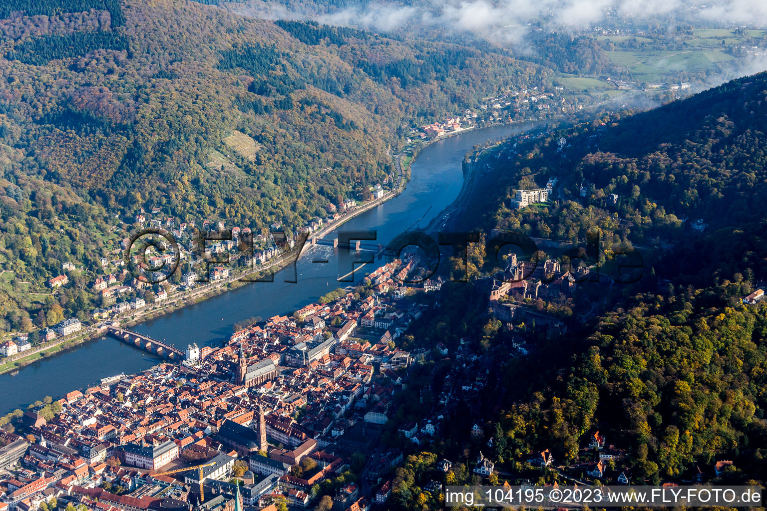 Photographie aérienne de Quartier Kernaltstadt in Heidelberg dans le département Bade-Wurtemberg, Allemagne