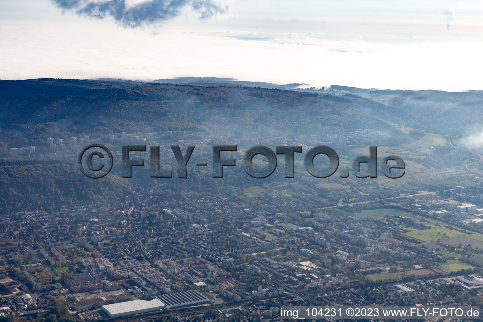 Vue aérienne de Quartier Boxberg in Heidelberg dans le département Bade-Wurtemberg, Allemagne