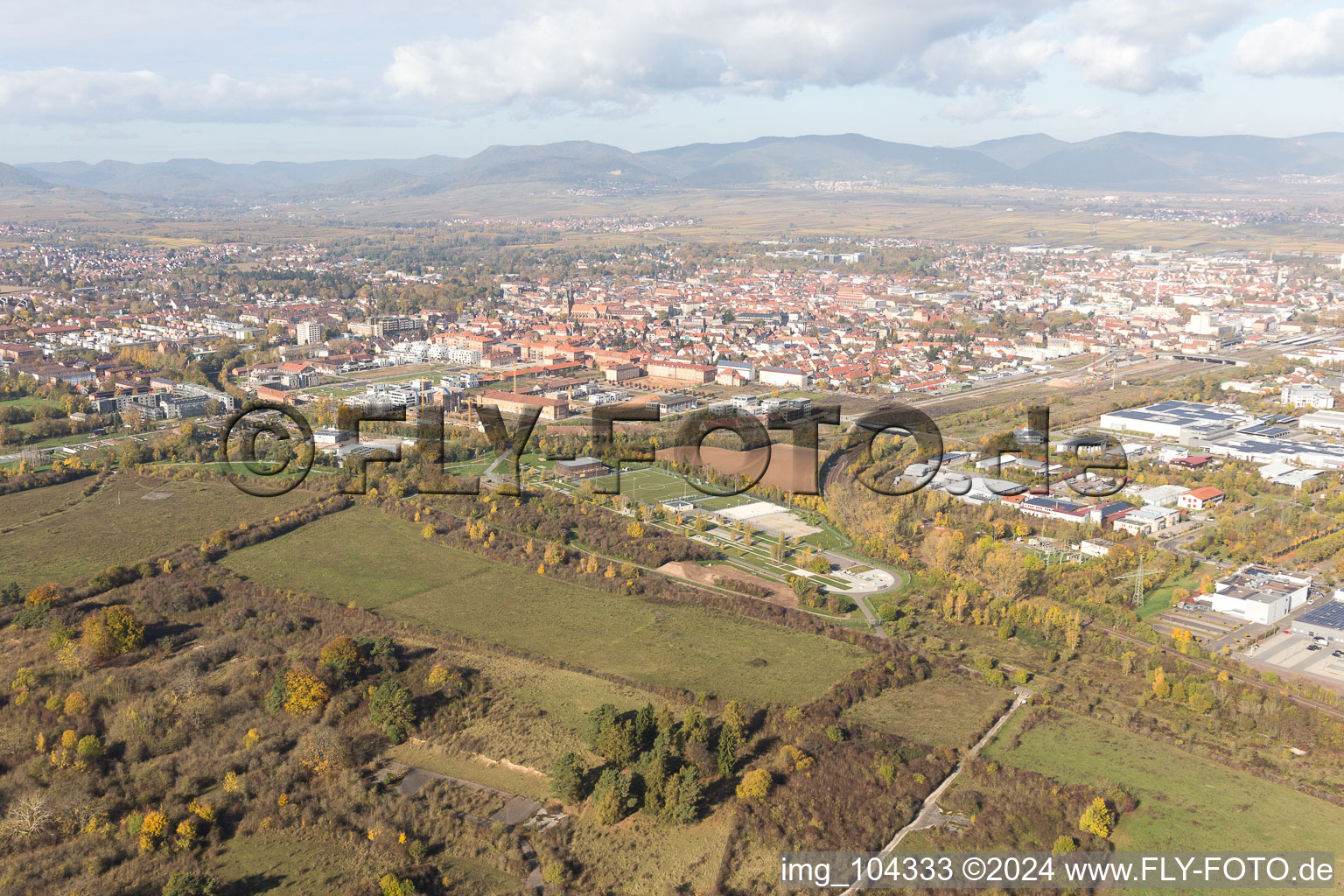 Photographie aérienne de Landau in der Pfalz dans le département Rhénanie-Palatinat, Allemagne