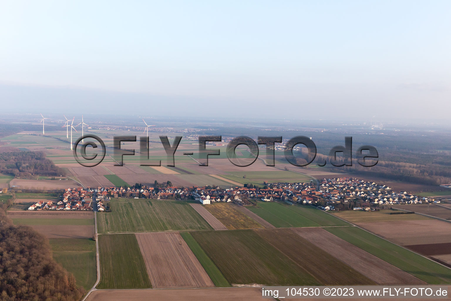 Image drone de Quartier Hayna in Herxheim bei Landau/Pfalz dans le département Rhénanie-Palatinat, Allemagne