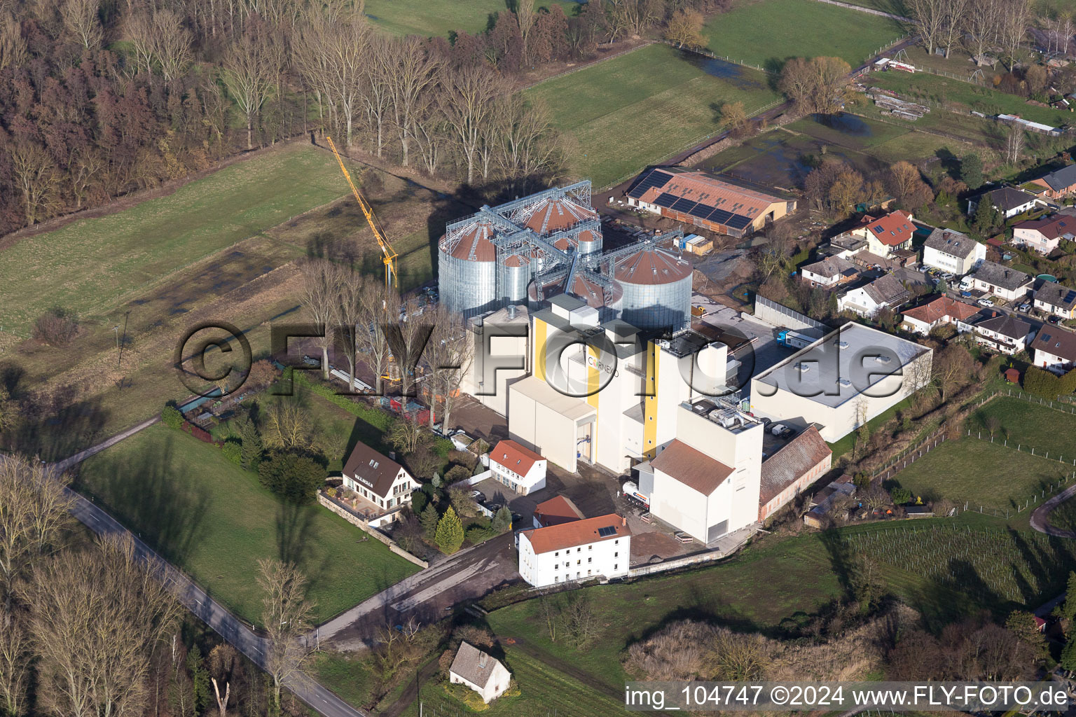 Freimersheim dans le département Rhénanie-Palatinat, Allemagne d'en haut