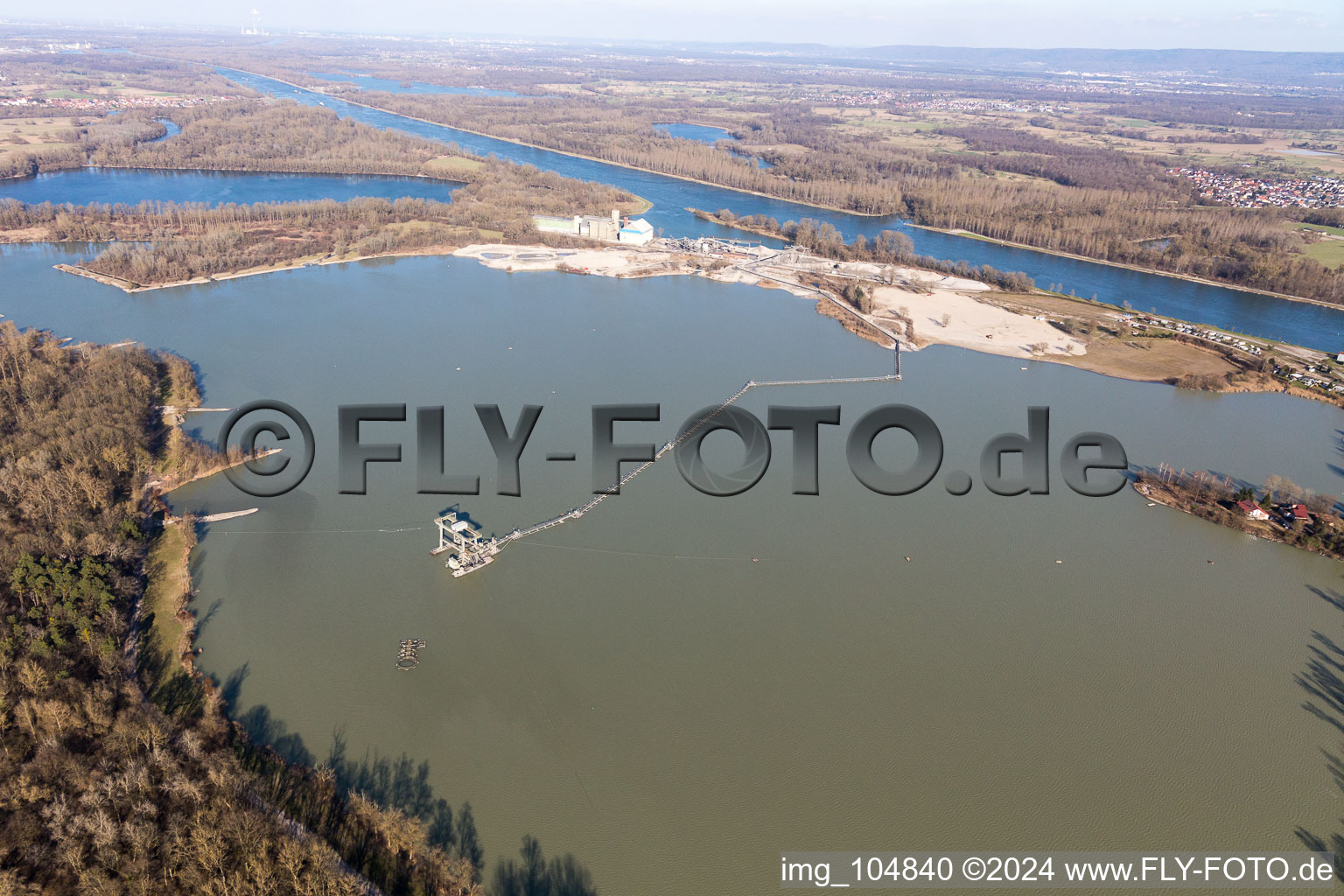 Seltz dans le département Bas Rhin, France vue d'en haut