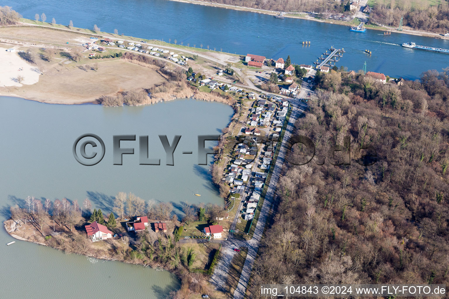 Seltz dans le département Bas Rhin, France vue du ciel