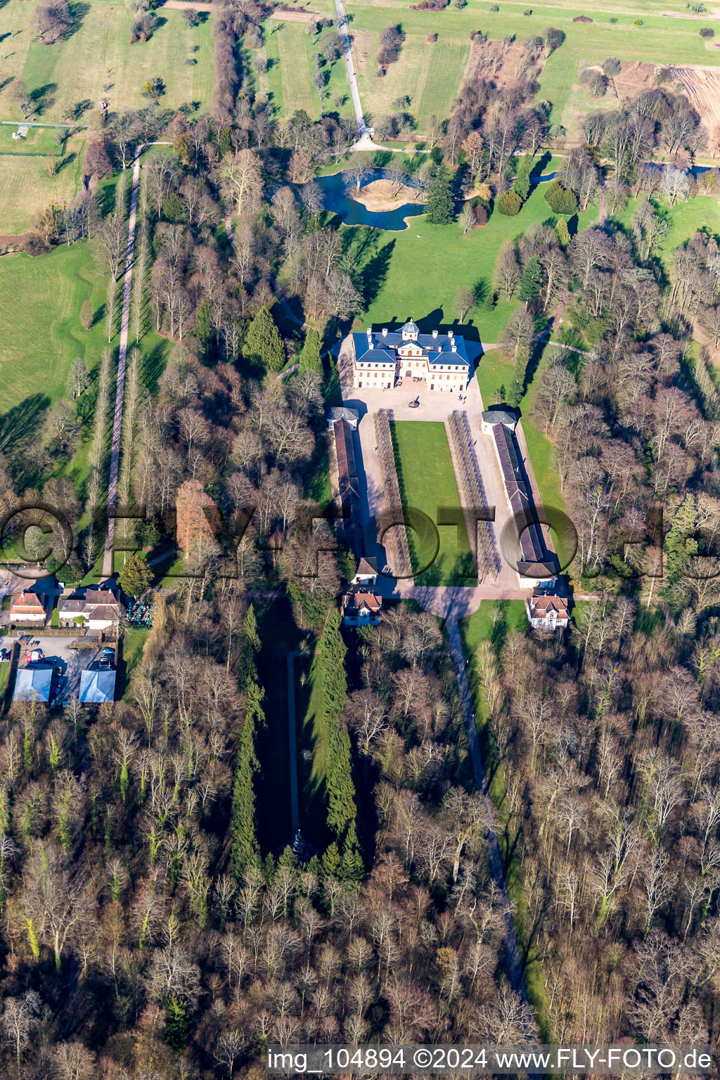 Quartier Förch in Rastatt dans le département Bade-Wurtemberg, Allemagne vue d'en haut