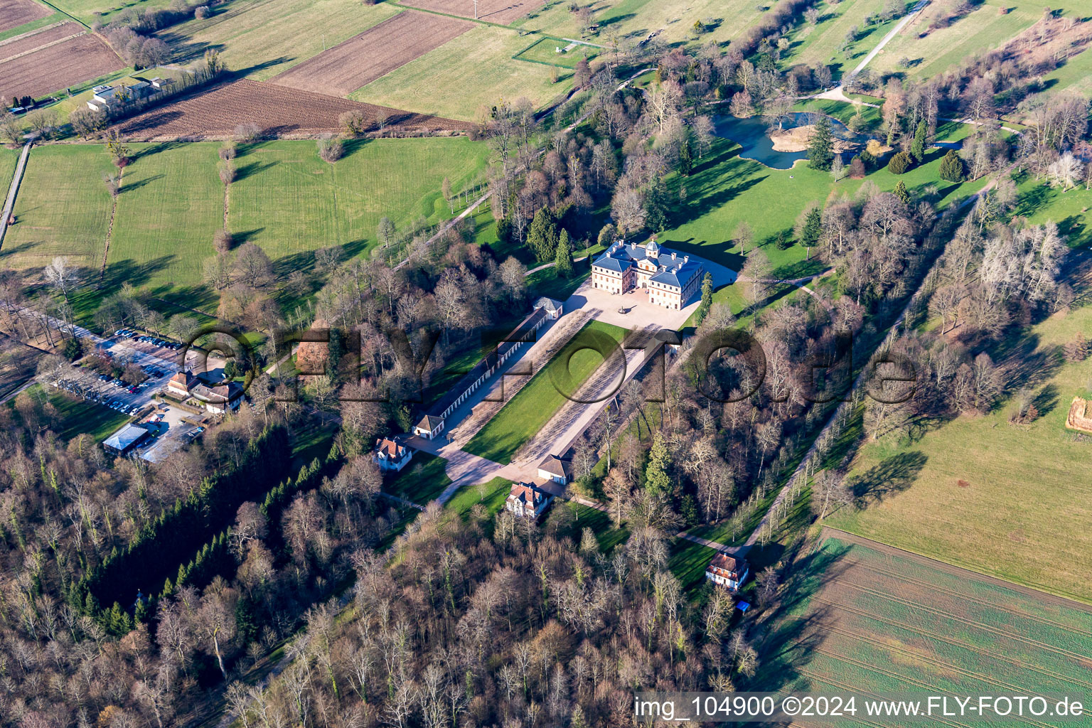 Vue d'oiseau de Quartier Förch in Rastatt dans le département Bade-Wurtemberg, Allemagne