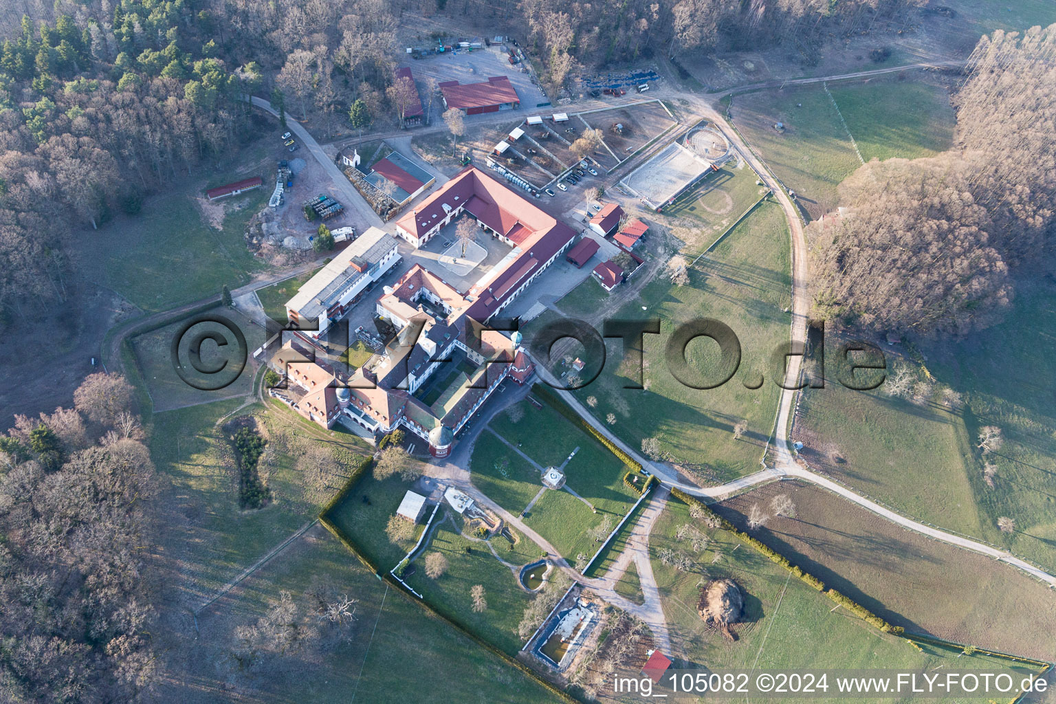 Image drone de Bad Bergzabern dans le département Rhénanie-Palatinat, Allemagne