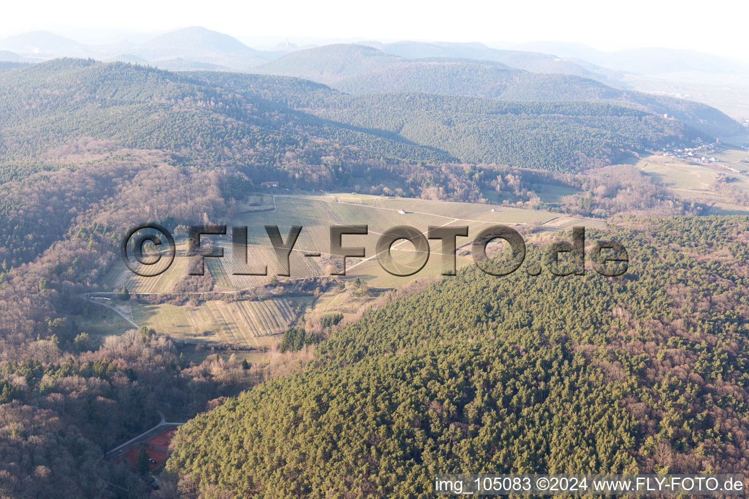 Bad Bergzabern dans le département Rhénanie-Palatinat, Allemagne du point de vue du drone