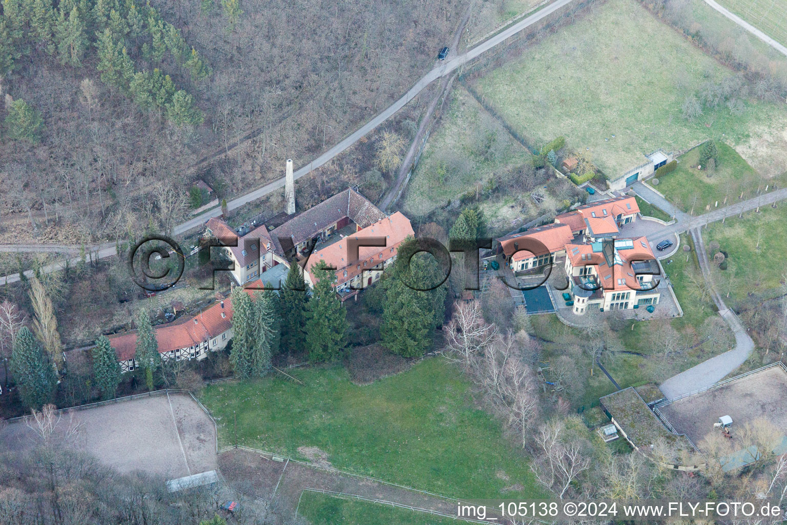 Frankweiler dans le département Rhénanie-Palatinat, Allemagne d'en haut