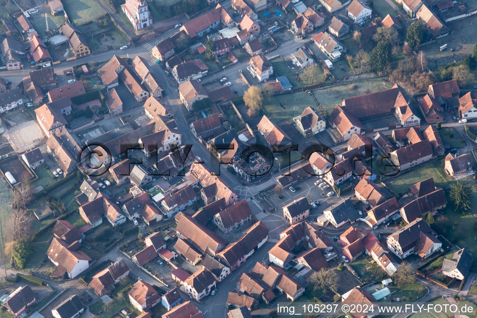 Photographie aérienne de Weinbourg dans le département Bas Rhin, France