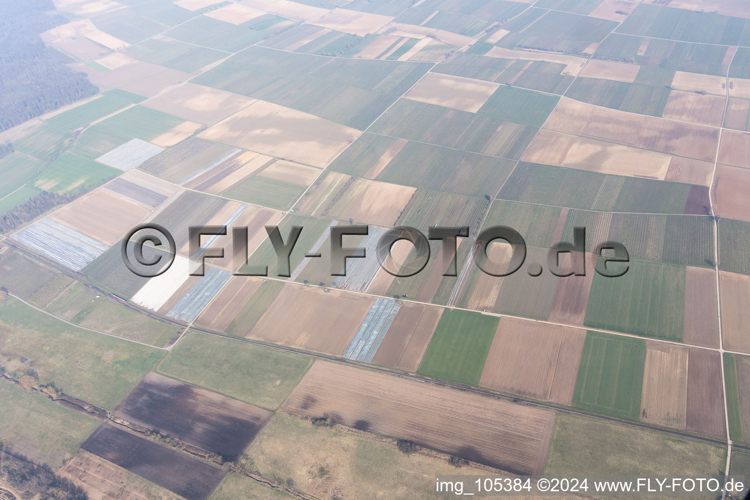 Winden dans le département Rhénanie-Palatinat, Allemagne depuis l'avion