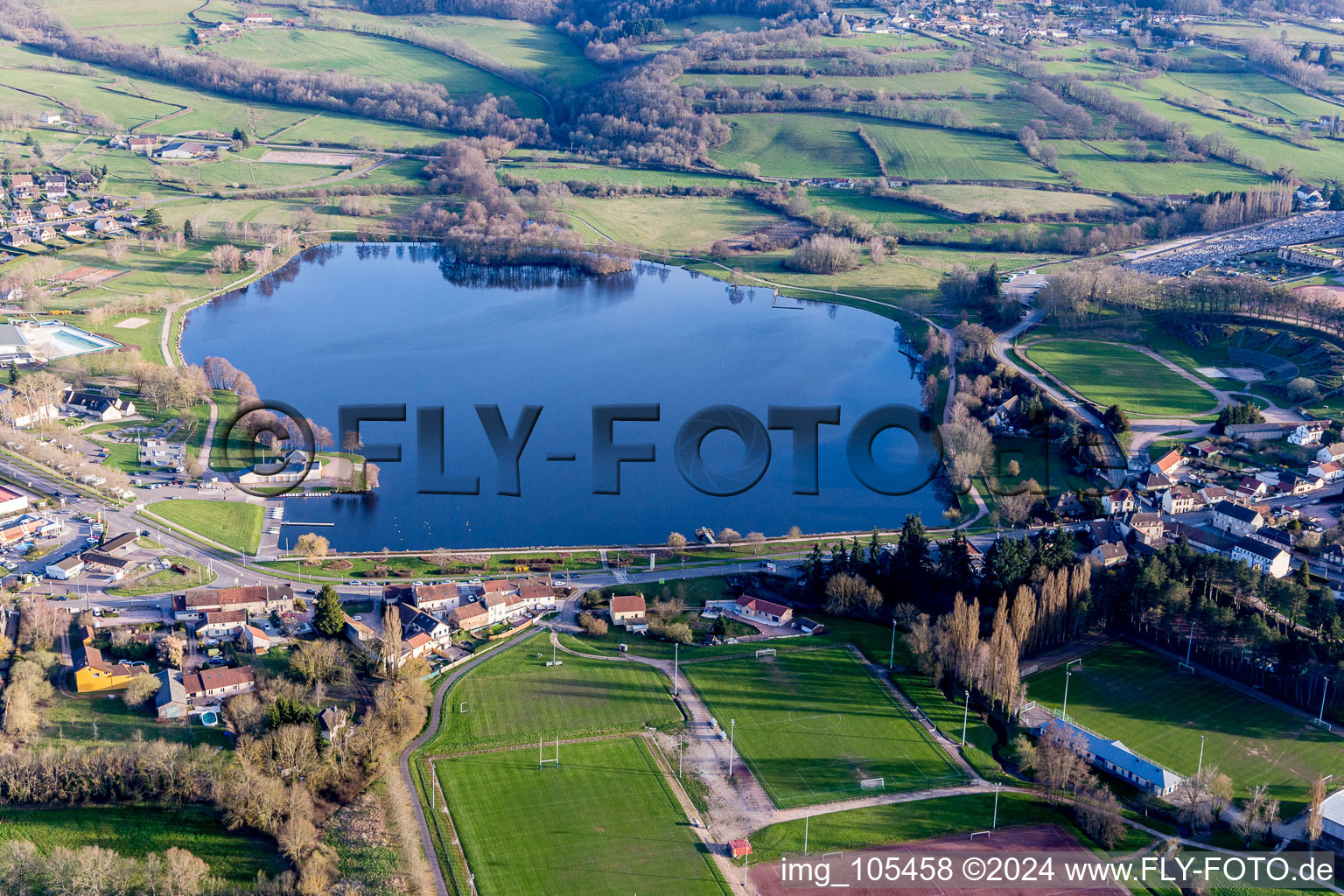 Photographie aérienne de (Bourgogne) à Autun dans le département Saône et Loire, France