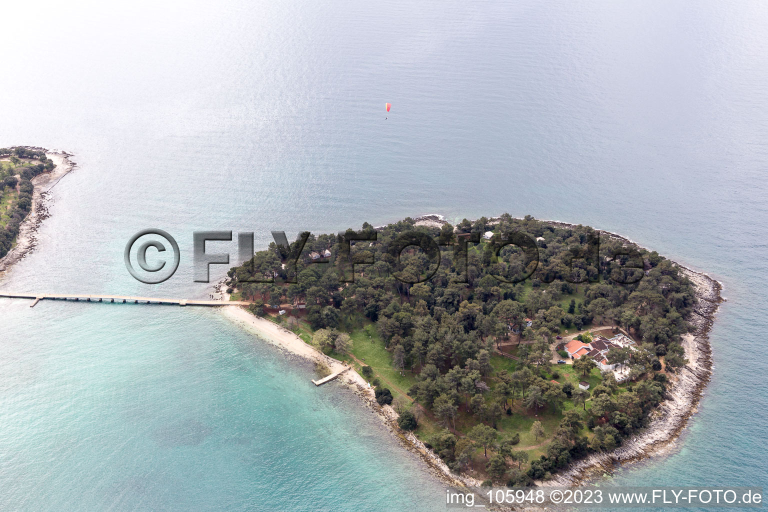 Photographie aérienne de Anita dans le département Istrie, Croatie