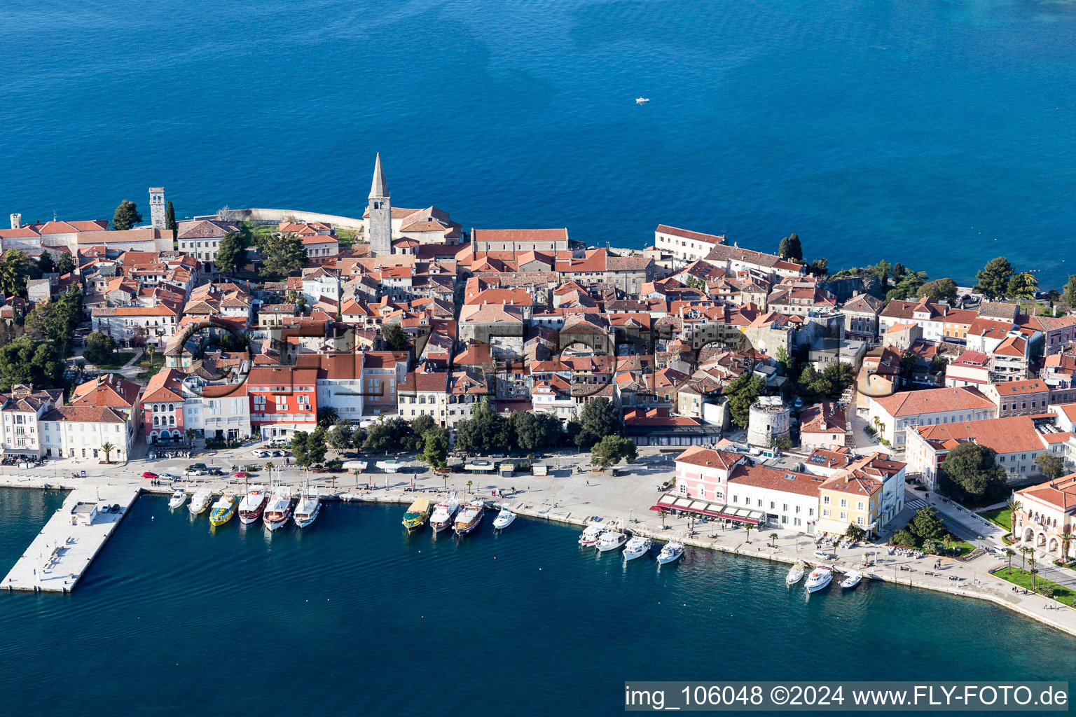 Sveti Duh dans le département Gespanschaft Istrien, Croatie d'en haut