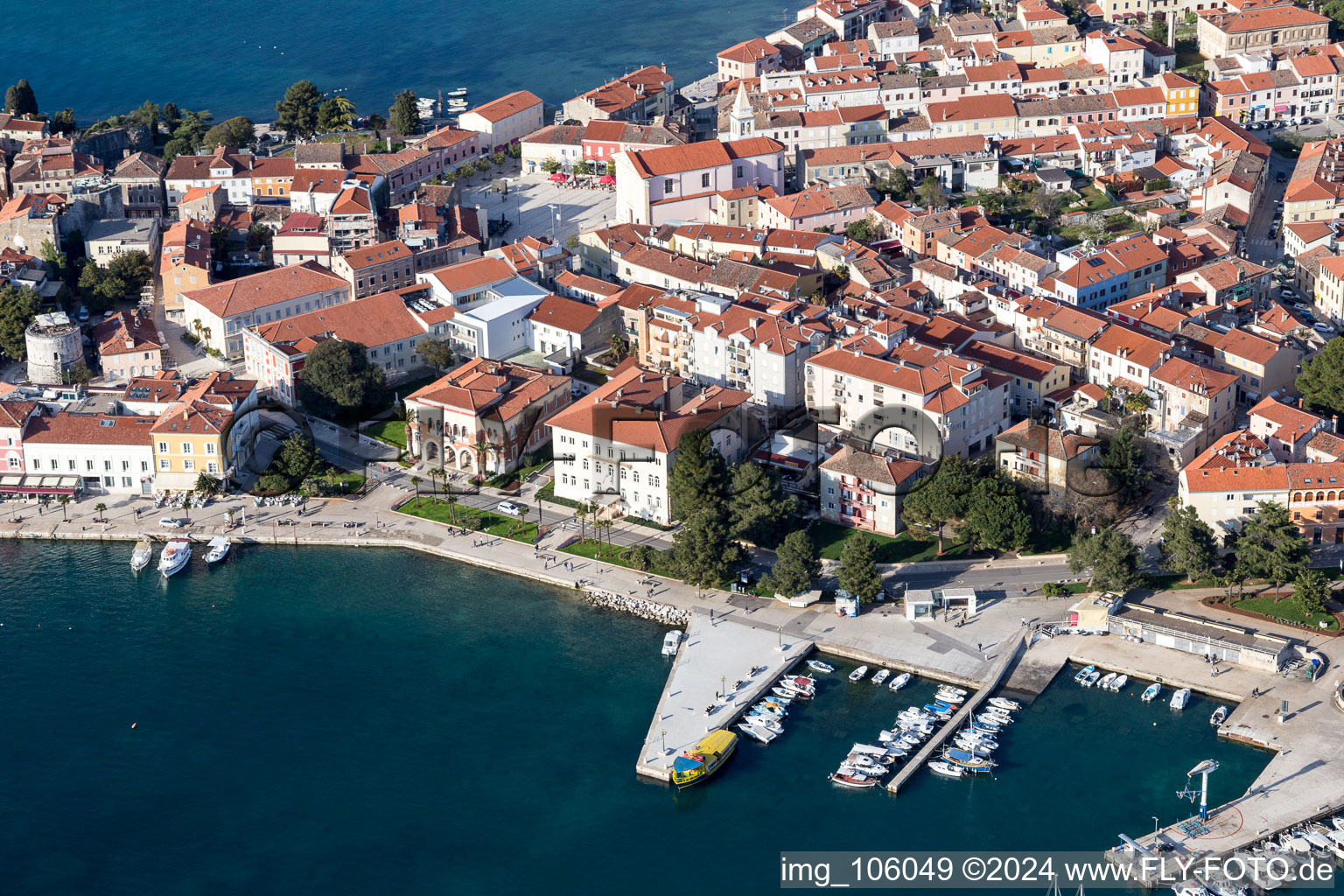 Sveti Duh dans le département Gespanschaft Istrien, Croatie hors des airs