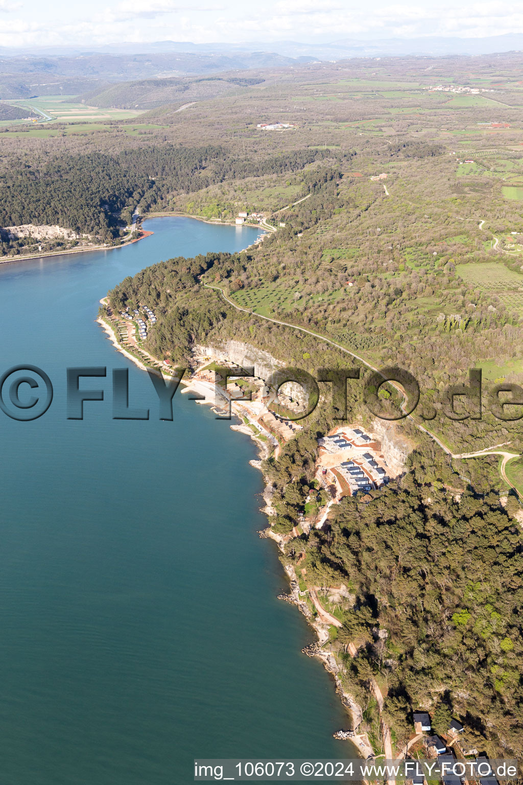 Photographie aérienne de Antenal dans le département Gespanschaft Istrien, Croatie