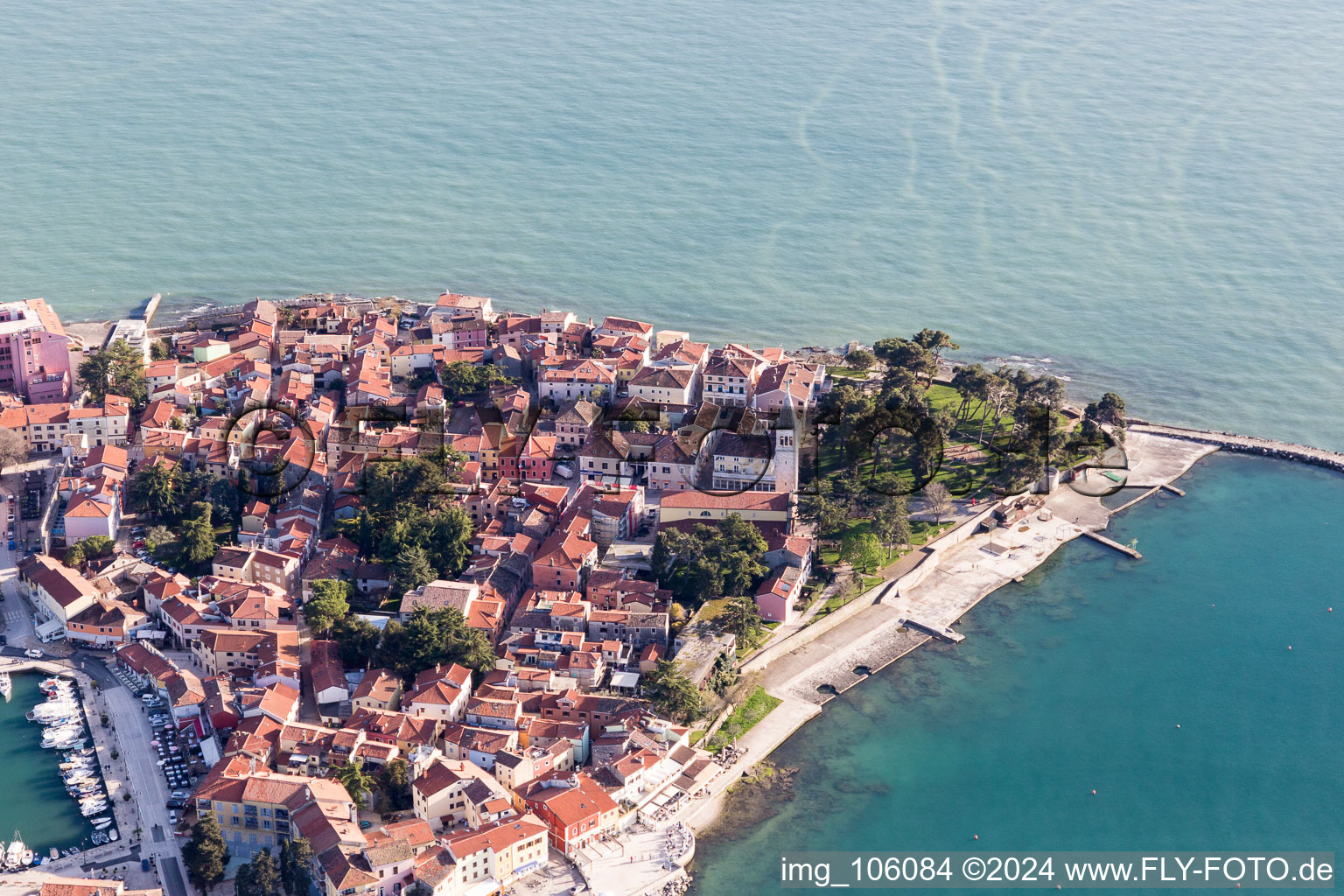 Karpinjan dans le département Gespanschaft Istrien, Croatie d'en haut