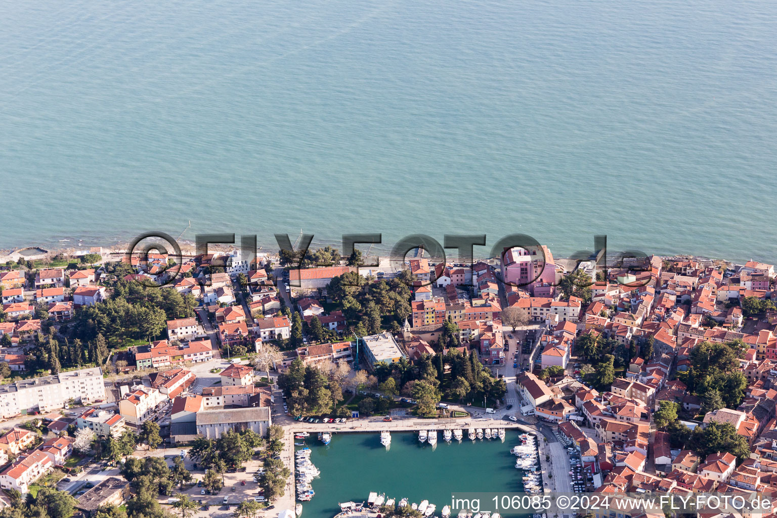 Karpinjan dans le département Gespanschaft Istrien, Croatie hors des airs