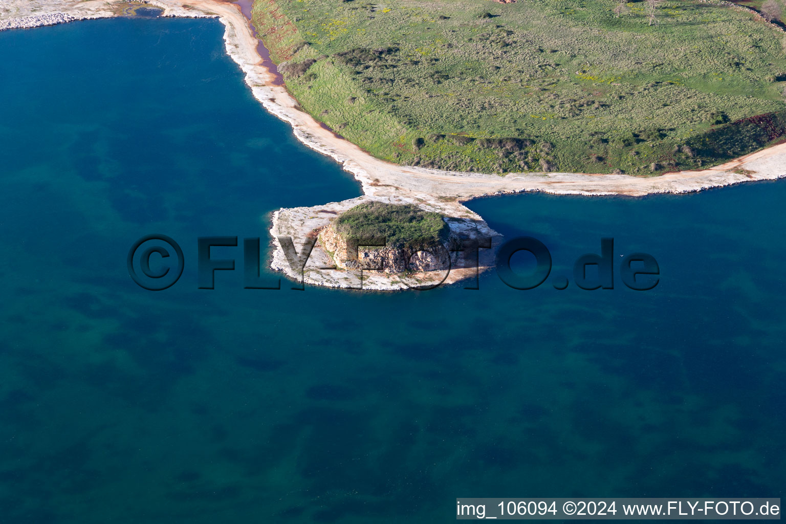 Vue aérienne de Sveti Ivan dans le département Gespanschaft Istrien, Croatie