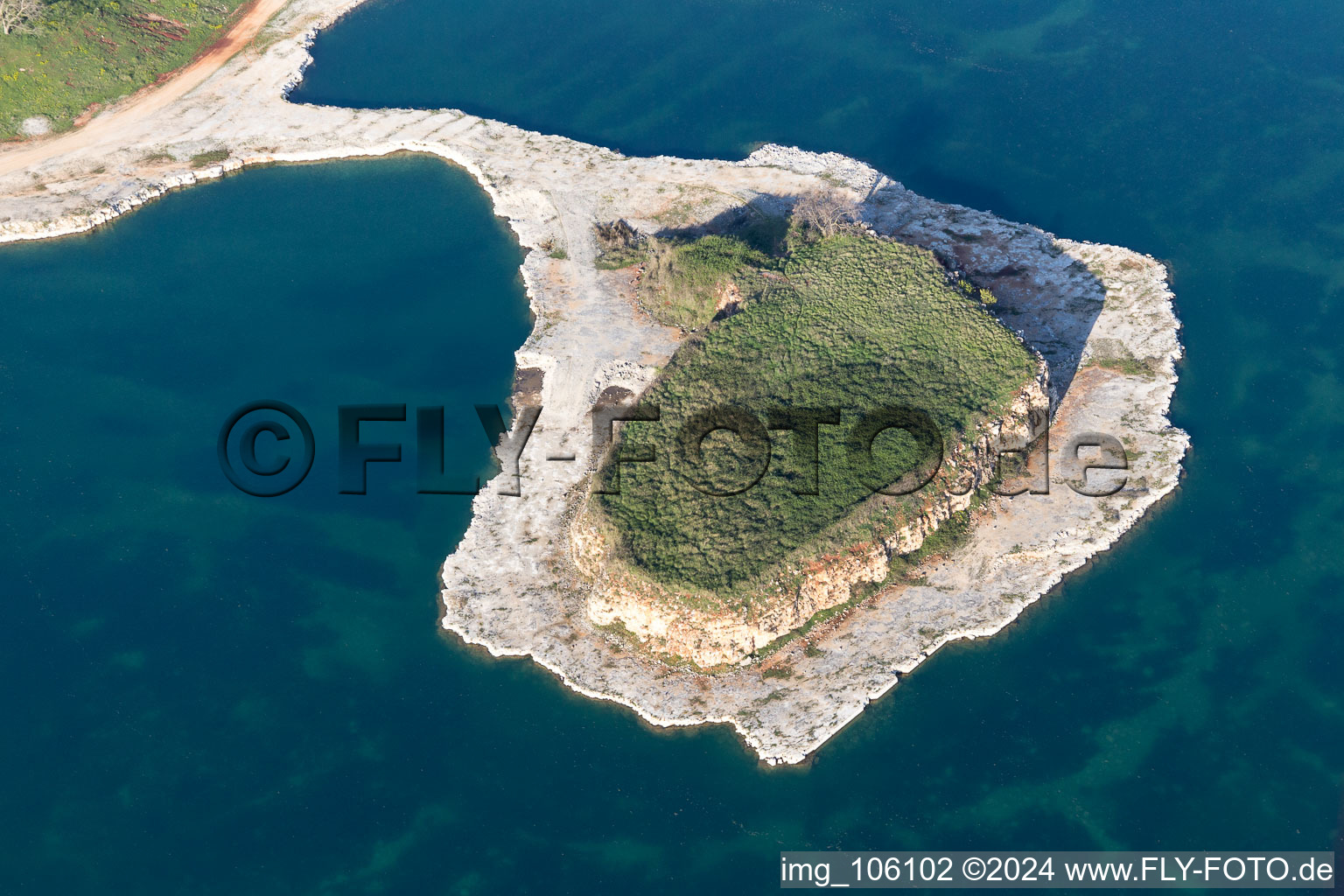 Vue oblique de Umag dans le département Gespanschaft Istrien, Croatie