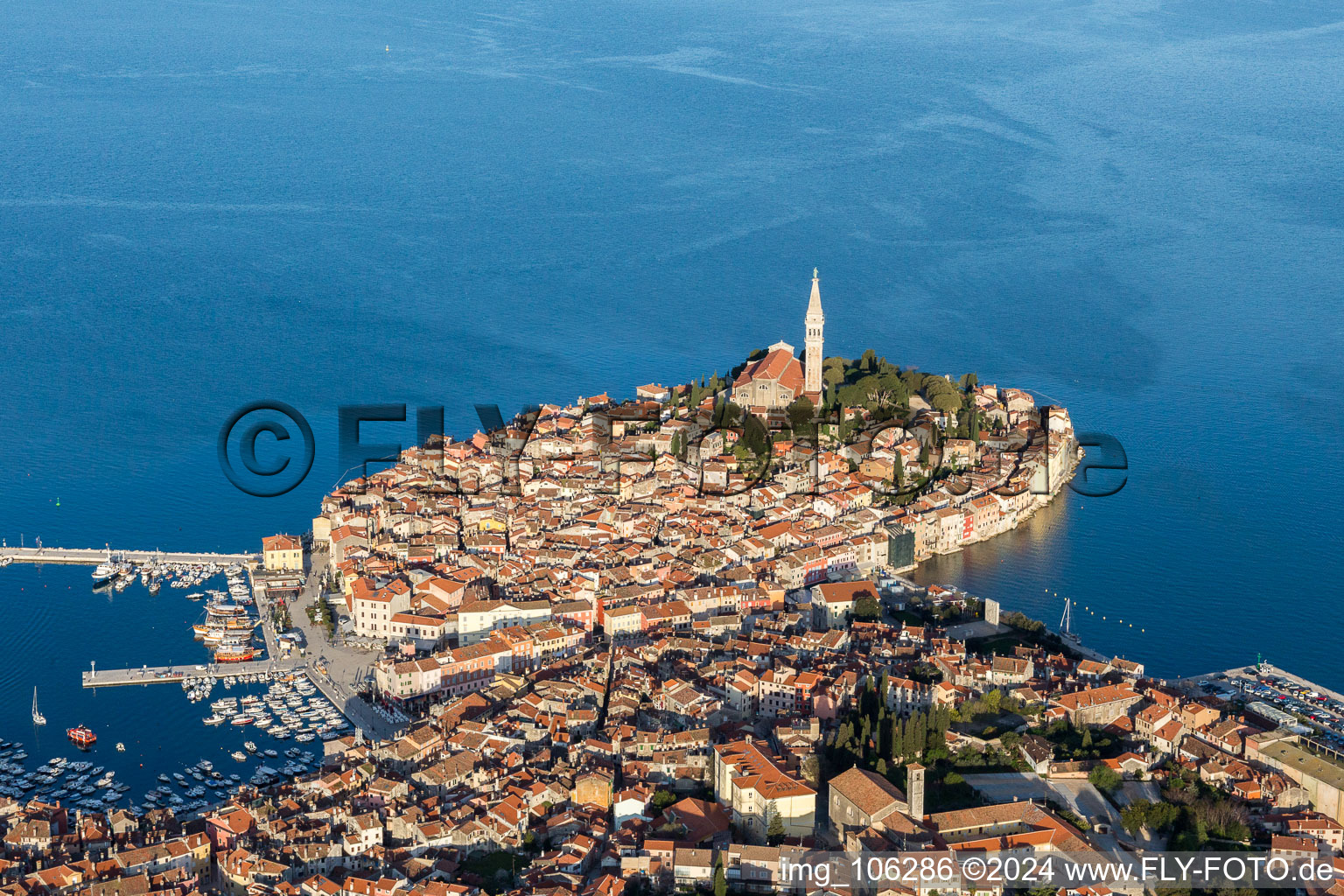 Štanga dans le département Gespanschaft Istrien, Croatie d'en haut