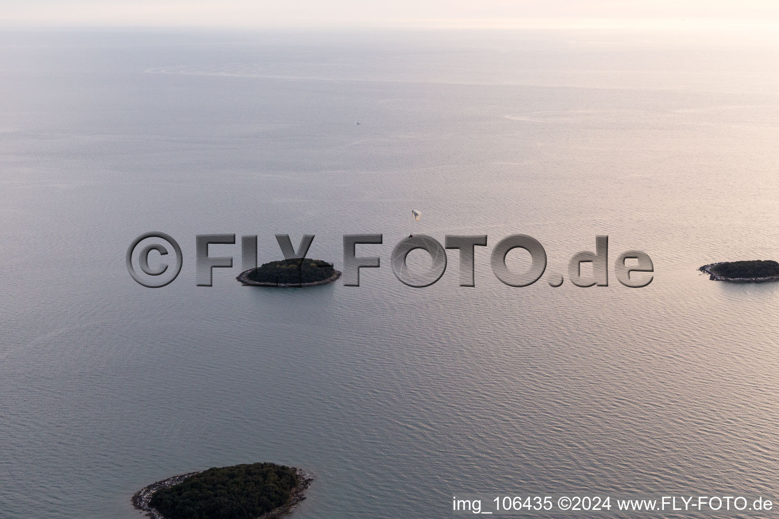 Funtana dans le département Gespanschaft Istrien, Croatie vue du ciel