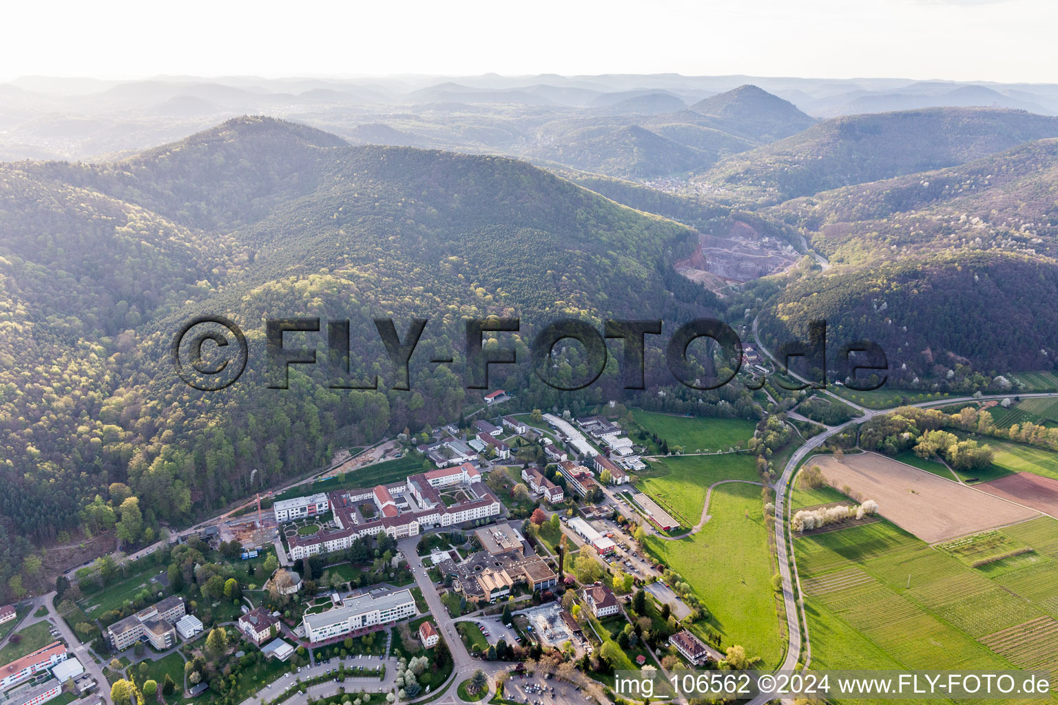 Klingenmünster dans le département Rhénanie-Palatinat, Allemagne vue du ciel