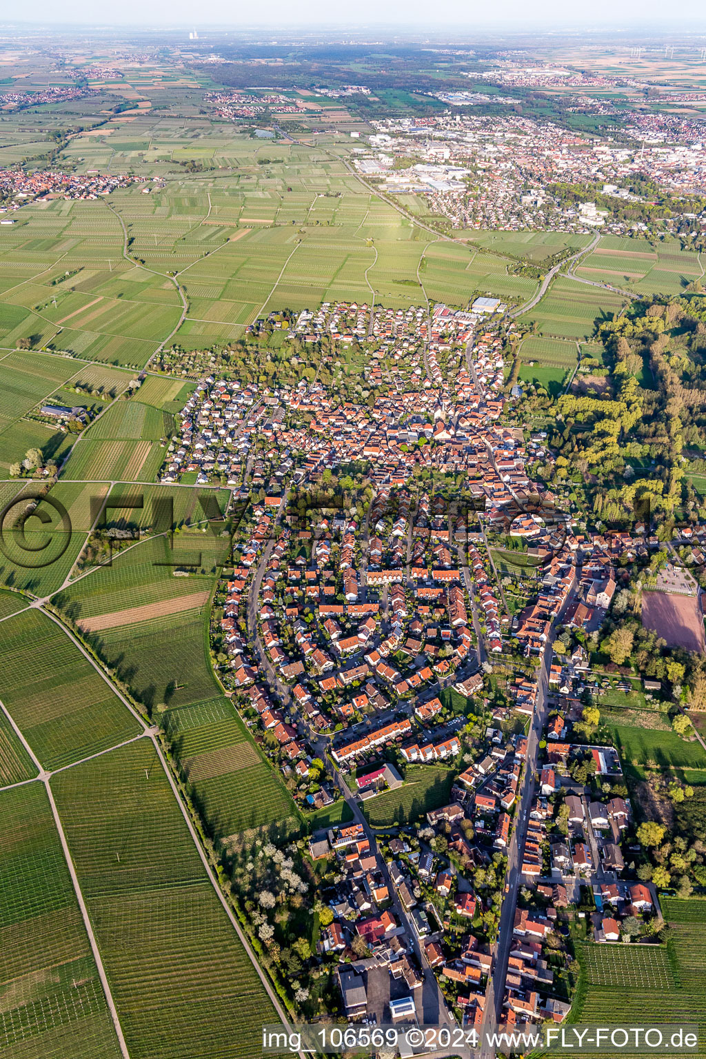 Quartier Godramstein in Landau in der Pfalz dans le département Rhénanie-Palatinat, Allemagne d'un drone