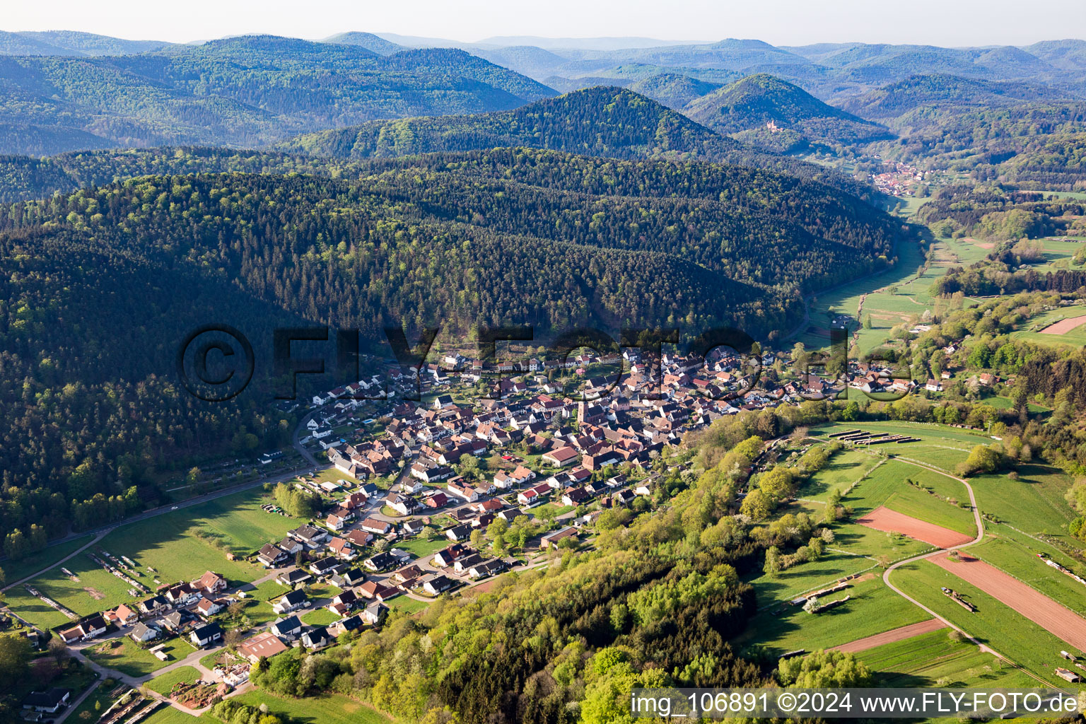 Vorderweidenthal dans le département Rhénanie-Palatinat, Allemagne vue d'en haut