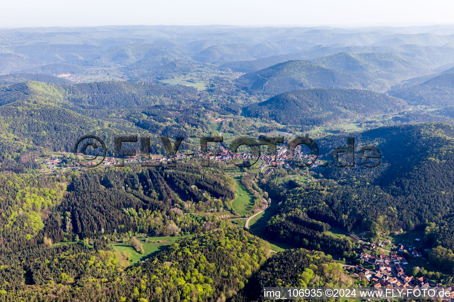 Schwanheim dans le département Rhénanie-Palatinat, Allemagne d'en haut