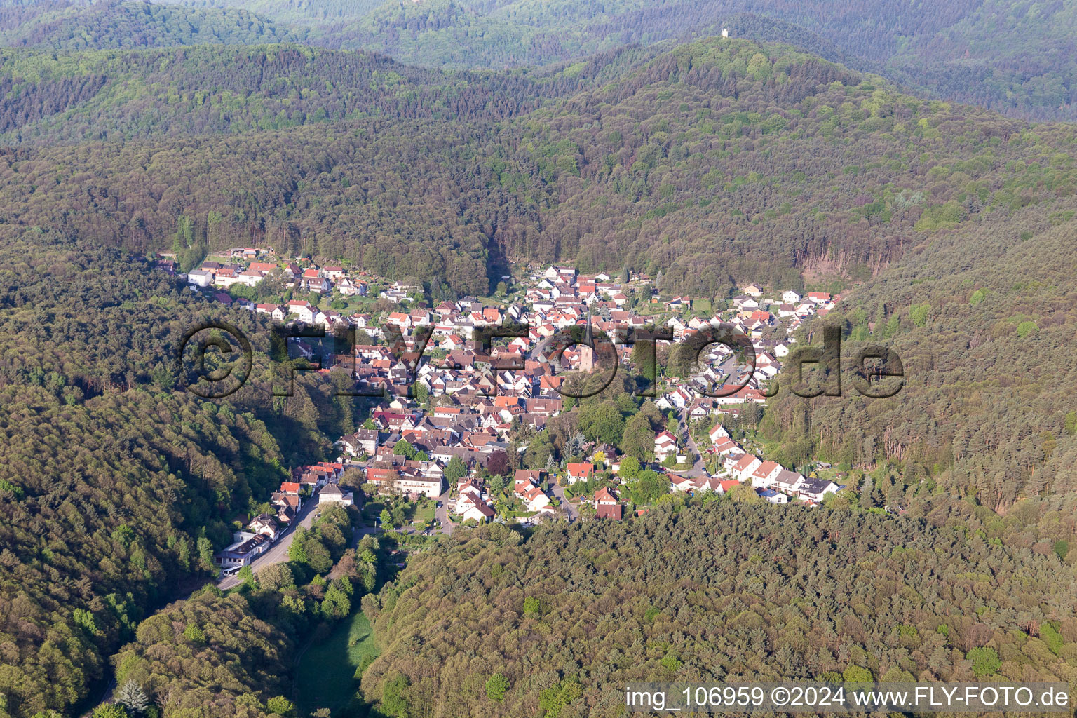 Dörrenbach dans le département Rhénanie-Palatinat, Allemagne d'en haut