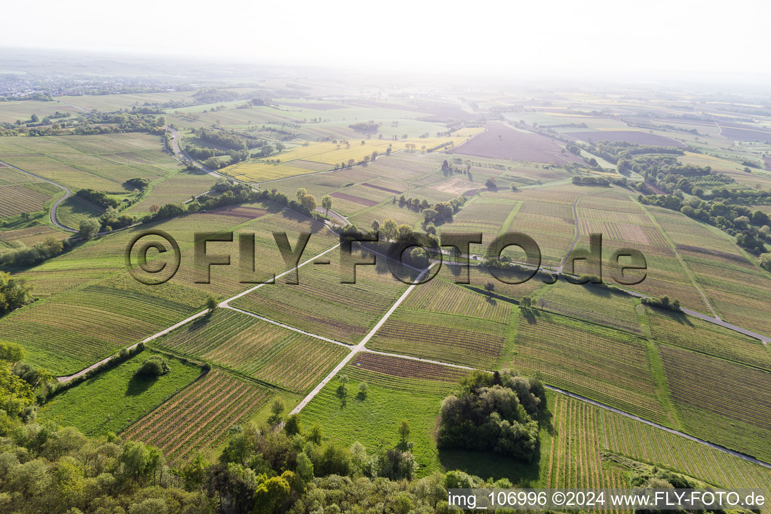 Oberotterbach dans le département Rhénanie-Palatinat, Allemagne vue du ciel