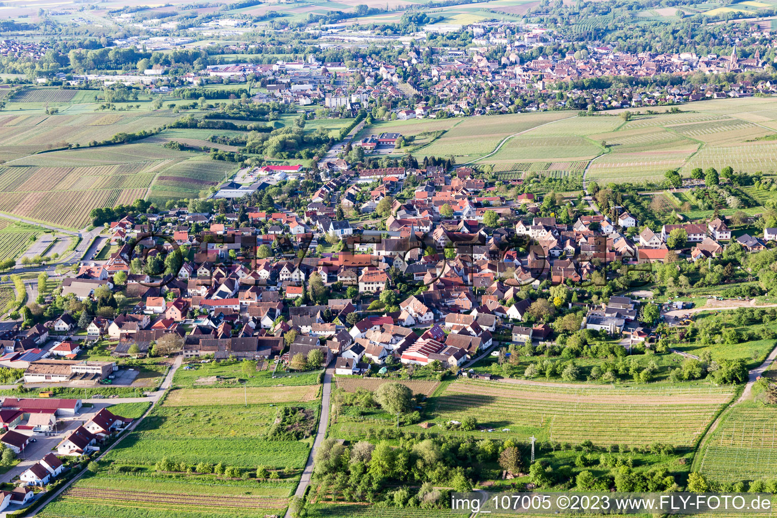 Image drone de Quartier Schweigen in Schweigen-Rechtenbach dans le département Rhénanie-Palatinat, Allemagne