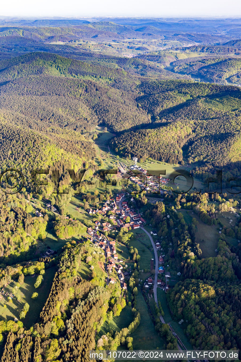 Photographie aérienne de Bobenthal dans le département Rhénanie-Palatinat, Allemagne