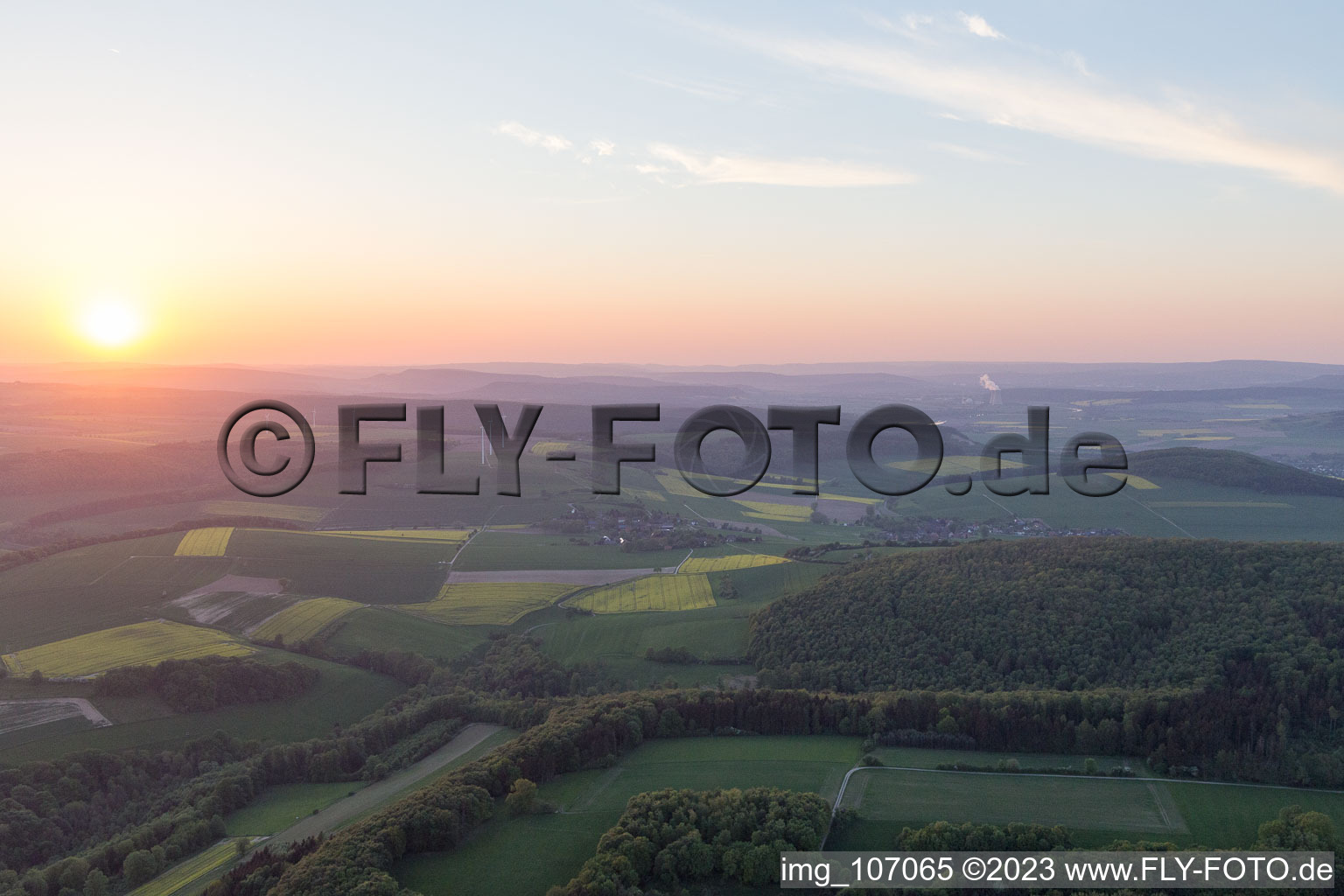 Photographie aérienne de Hohe dans le département Basse-Saxe, Allemagne