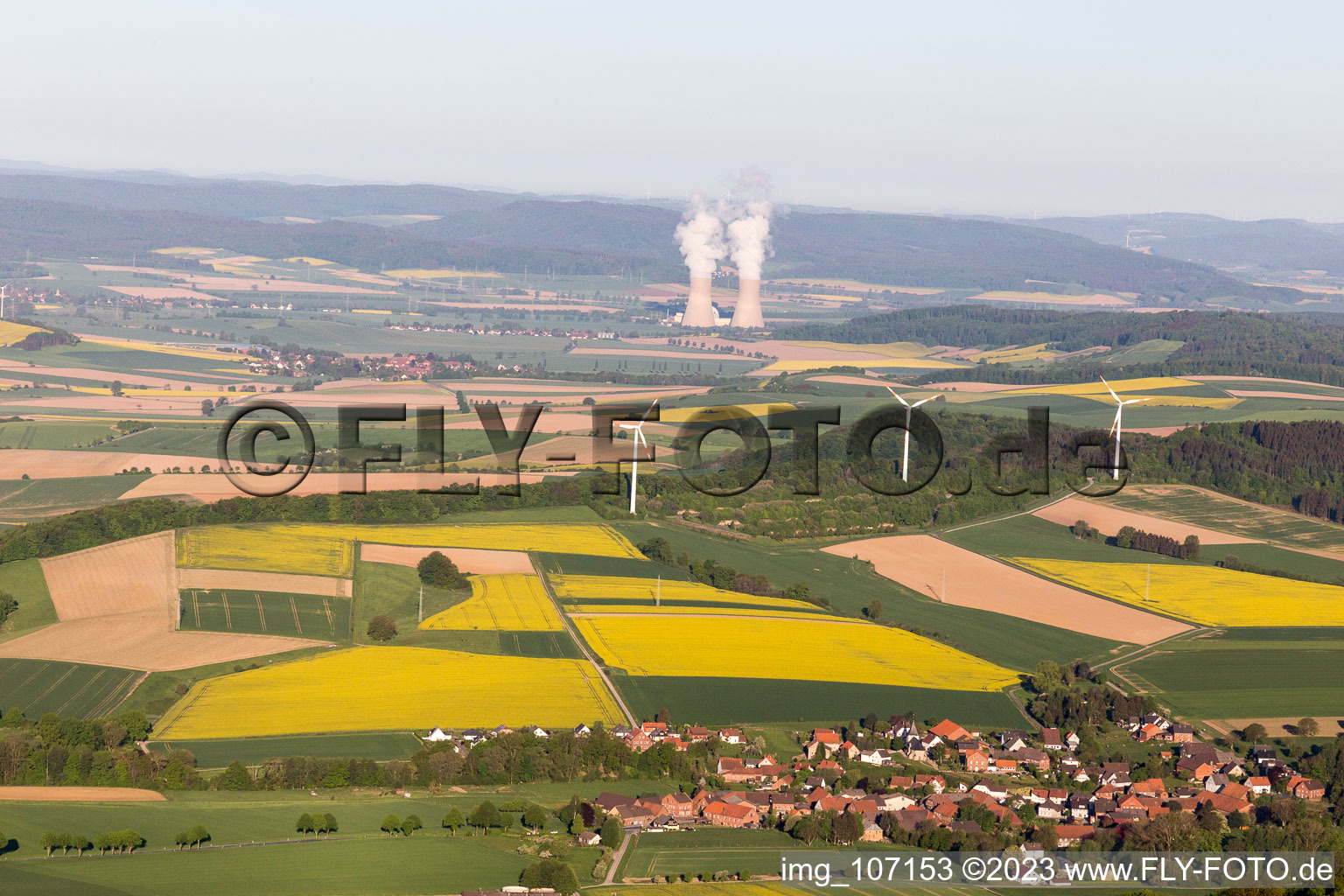 Photographie aérienne de Bremke dans le département Basse-Saxe, Allemagne