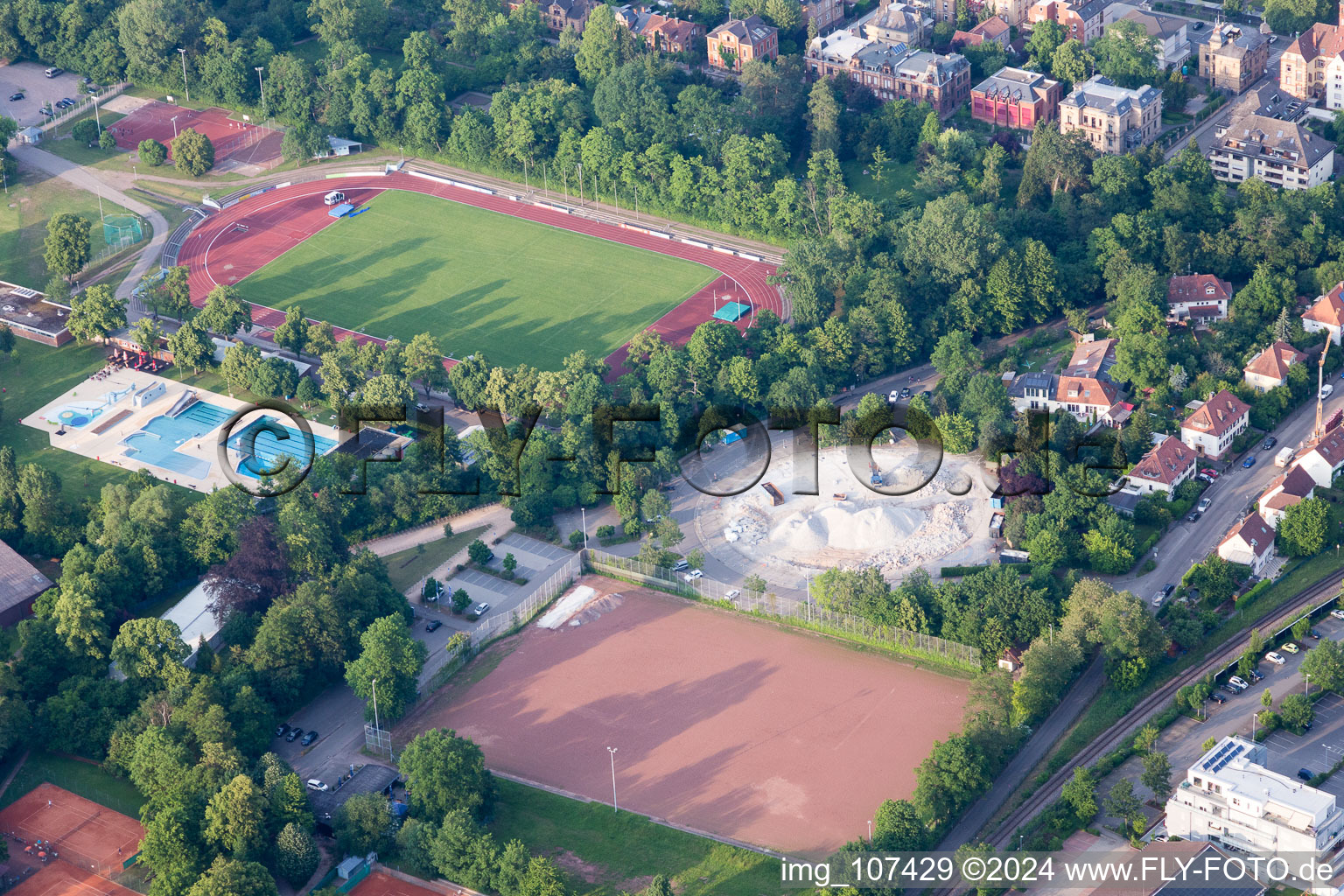 Landau in der Pfalz dans le département Rhénanie-Palatinat, Allemagne vue du ciel